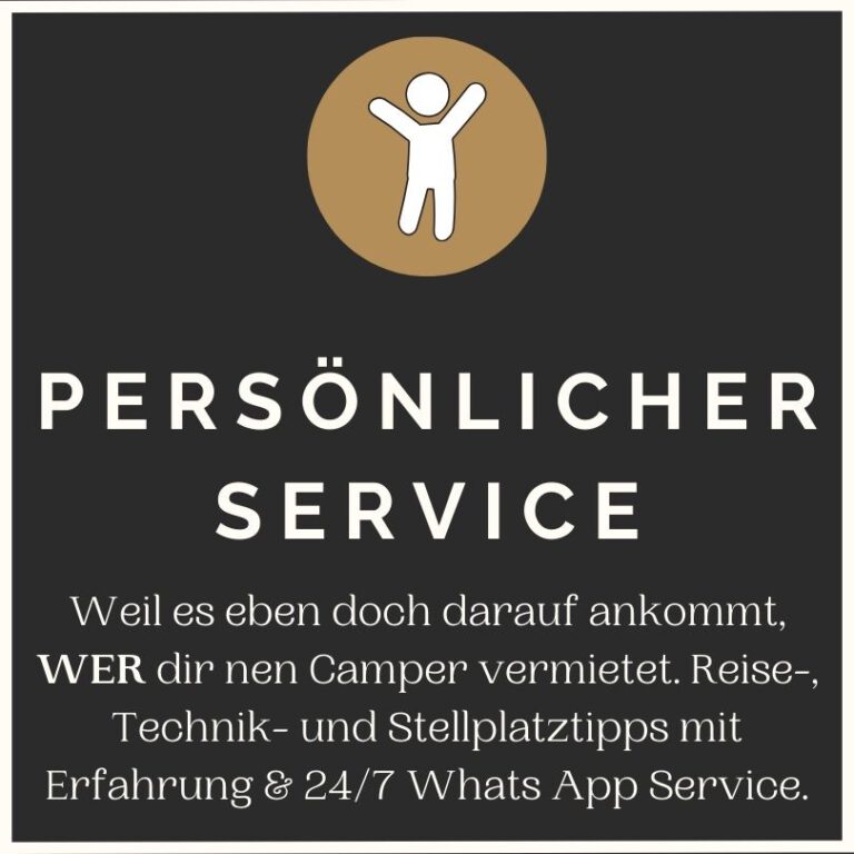 Persönlicher service Wohnmobil mieten München
