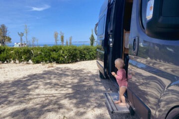 Wohnmobil Reise mit Baby