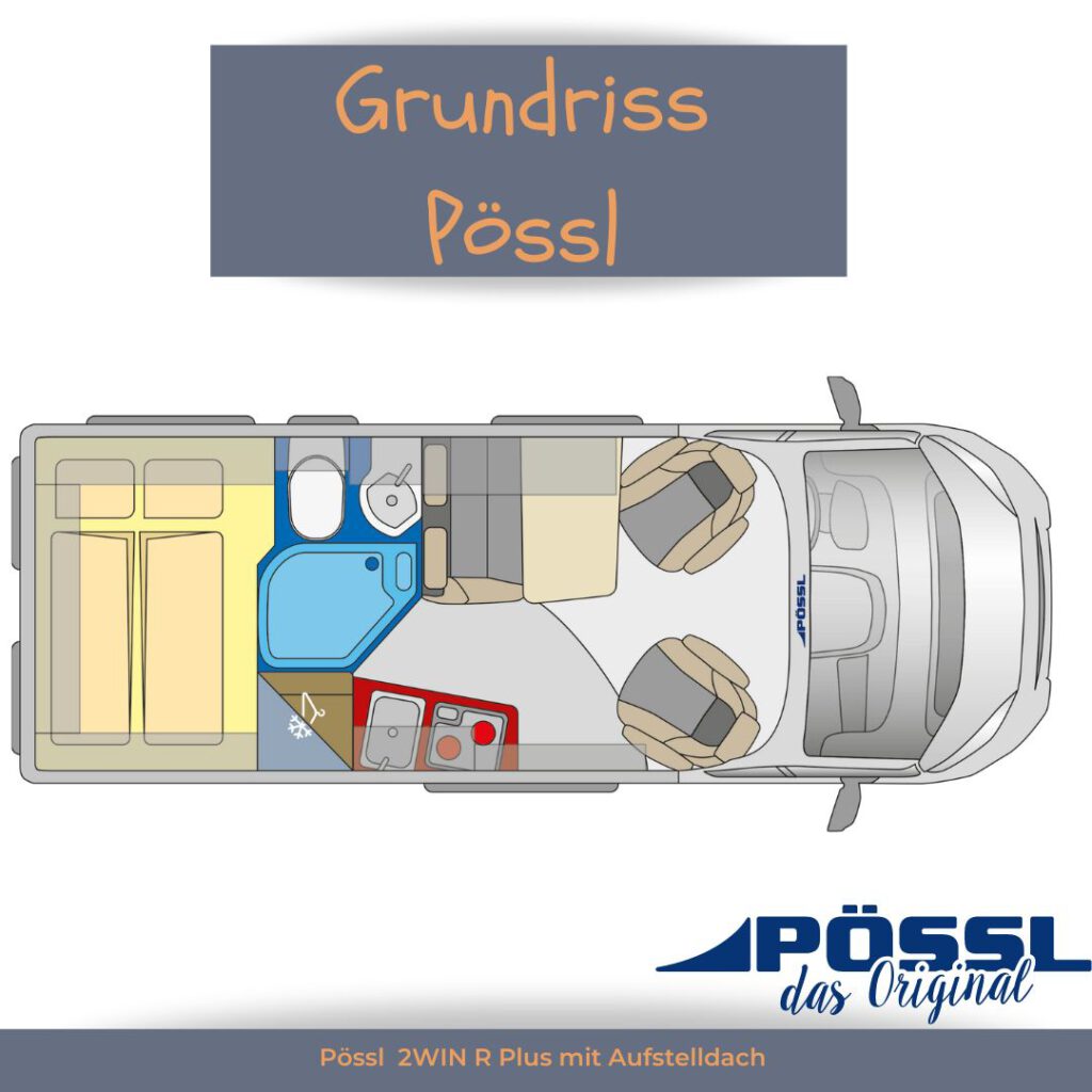 Grundriss Pössl Wohnmobil Mieten München