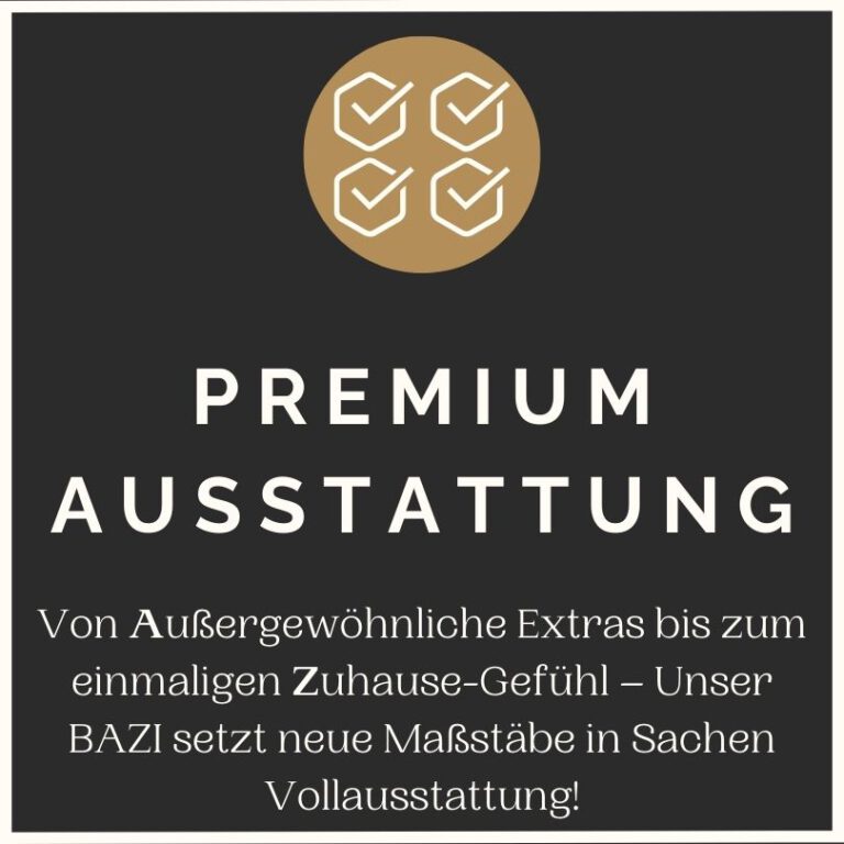 Premium Ausstattung Wohnmobil mieten München