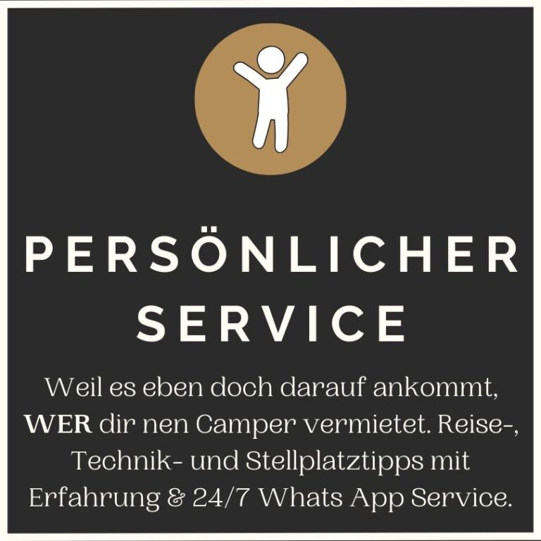 Persönlicher service Wohnmobil mieten München