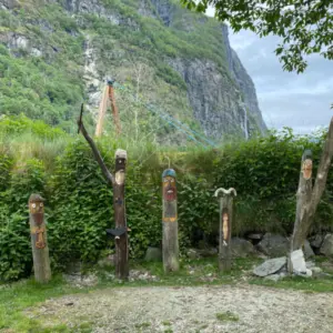 Zu Besuch bei den Wikingern in Gudvangen, Njardarheimr