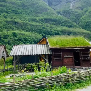 Zu Besuch bei den Wikingern in Gudvangen, Njardarheimr